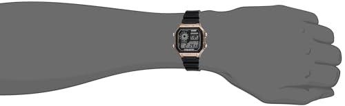 Casio AE1200WH Series | Men’s Digital Watch | 100M WR | Multi Alarms | 100 SEC Stopwatch | Countdown Timer | World Map for...