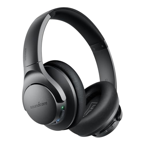 Soundcore Anker Life Q20 Hybrid Active Noise Cancelling Headphones, Wireless Over Ear Bluetooth Headphones, 60H Playtime, ...