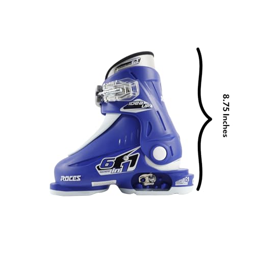 Roces IDEA UP Adjustable Ski Boots for Kids – Youth & Toddler Ski Boots with Single Buckle – Expandable Downhill Ski Boots...