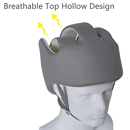 Cepairng Thick Protection Helmet for Elderly Youth Adults,Head Protection for Elderly Falls,Soft Helmet for Epilepsy Seizu...