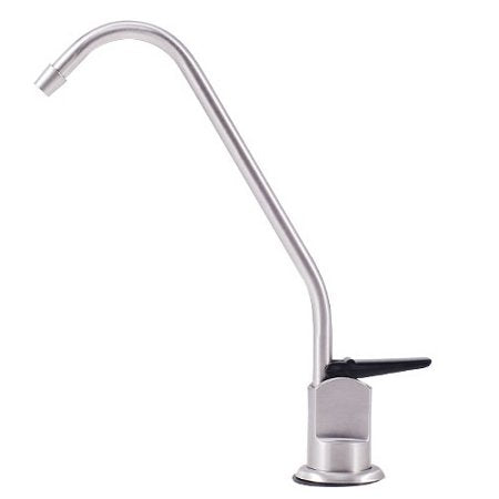 PureT F-01-BLK-AG Water Purification Unit with Air Gap Filter Faucet, Black