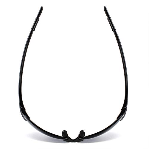 JULI Sports Sunglasses for Men Women Tr90 Rimless Frame for Running Fishing Golf Surf Driving MJ8009