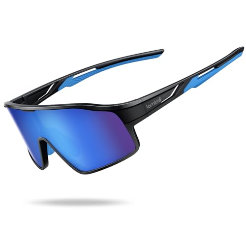 Lamicall Polarized Sport Sunglasses for Age 8-14 Kids - UV400 Protection Baseball Cycling Sun Glasses Gifts for Boys Girls