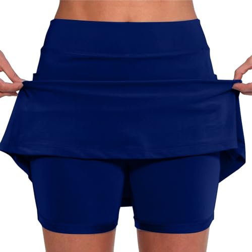 Nantdog Skorts for Woman with Pockets Summer Tummy Control Casual Cute Beach Golf Tennis Athletic Stretch High Waisted Skirts