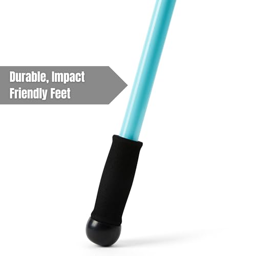Weighted Walking Sticks for Seniors, Women & Men – 1.2lb Each Ergonomic Hiking Poles for Balance, Posture & Stability – Du...