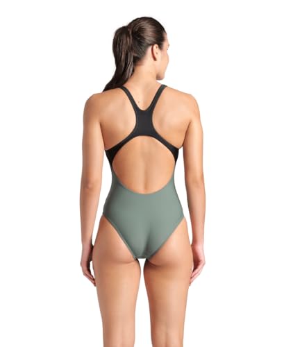 ARENA Women's Feel Icons Stripe Swimsuit Swim Pro Back Ladies Pool Bathing Suit