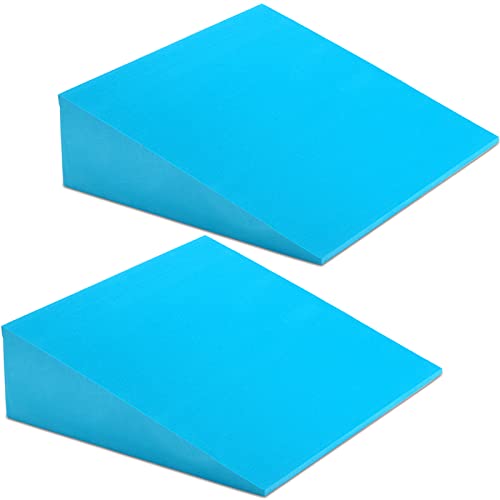 DEAYOU 2 Pack Yoga Foam Wedge, 13" EVA Foam Calf Stretch Slant Board for Lower Leg Strength Improve, Squat Wedge Incline B...