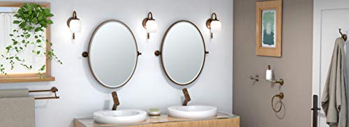 Gatco Tavern Single Sconce, Satin Nickel, Glass, 4.75W X 11.13H, Model 1621