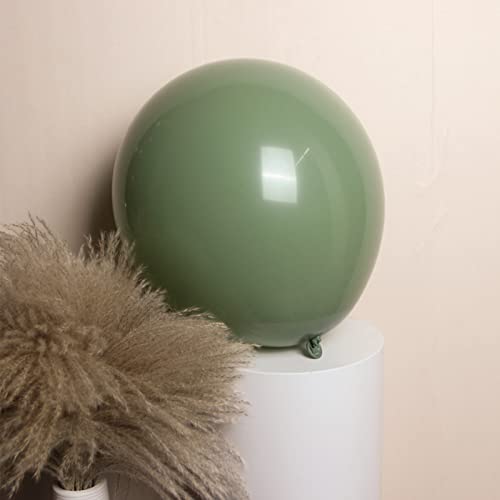 Latex Balloons, 100-Pack Different Sizes 18 12 10 5 Inch Party Balloon Garland Kit (Sage Green)