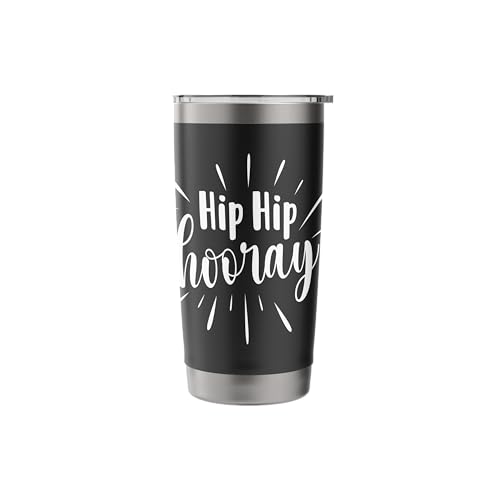 Hip Hip Hooray - Get Well Hip Replacement Surgery Recovery Stainless Steel Insulated Tumbler