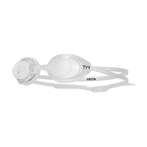 TYR Vecta Racing Swim Goggles - Adult Swimming Goggles for Men and Women - Anti-Fog, UVA/UVB Protection, Watertight