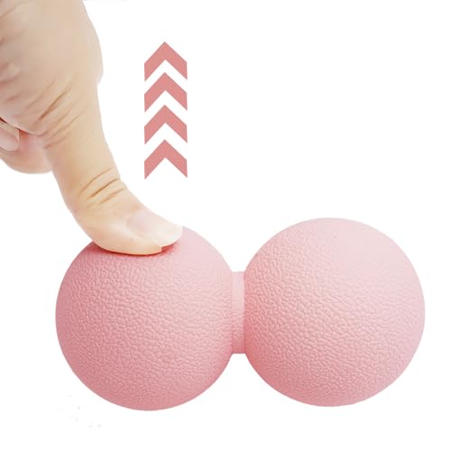 Xensamy Double Lacrosse & Micro-Elastic Peanut Massage Ball - Myofascial Release Tool for Muscle, Back, Foot, and Physical...
