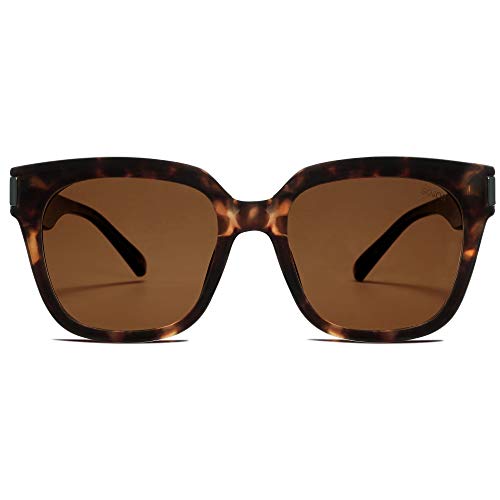 SOJOS Polarized Sunglasses for Women Men Trendy Square Large Sun Glasses SJ2149