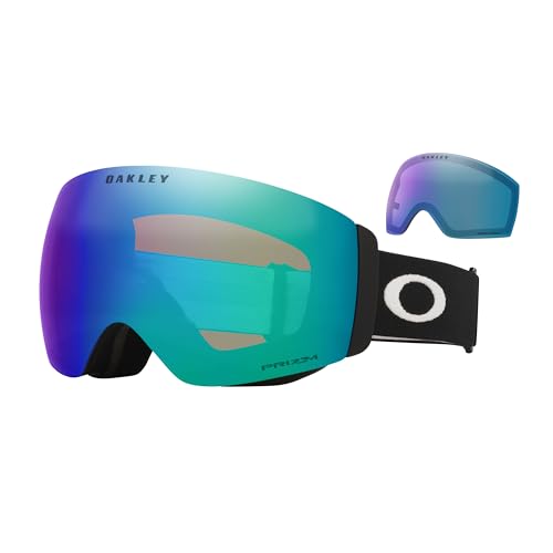 Oakley Flight Deck Pro M/L Ski Goggles For Men For Women OO7138, OO7139 + SPARE Lens Bag + BUNDLE with Care Kit
