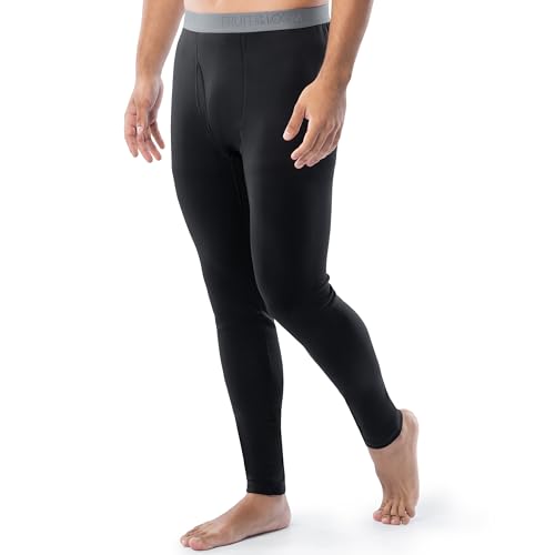 Fruit of the Loom mens Heavyweight Brushed Back Fleece Thermal Underwear Base Layer Set