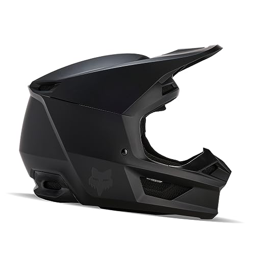 Fox Racing Unisex V1 Core Motocross Dirt Bike Helmet, Matte Black, Large