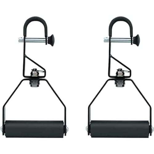 Yes4All Rotating Pull Up Handles for Pull Up Bar/Pull Up Grips/Barbell handles with Non-Slip & Foam Pad Grips - Twist Moti...