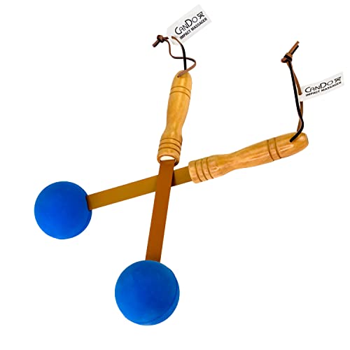 CanDo Percussion Massagers 2 Pack Manual Ball Massage, Flexible Stick Massage Tools for Sore Muscles, Back, Shoulders, Nec...