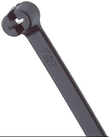 T&B TY28MX CABLE TIE 50LB 14 UV BLK 2-PC-New