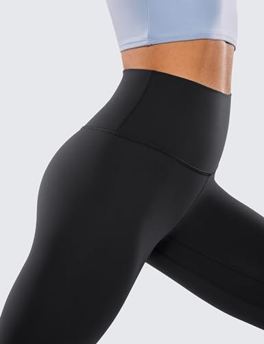 CRZ YOGA Brushed Naked Feeling Workout Leggings 25" - High Waisted Gym Compression Tummy Control Womens Yoga Pants