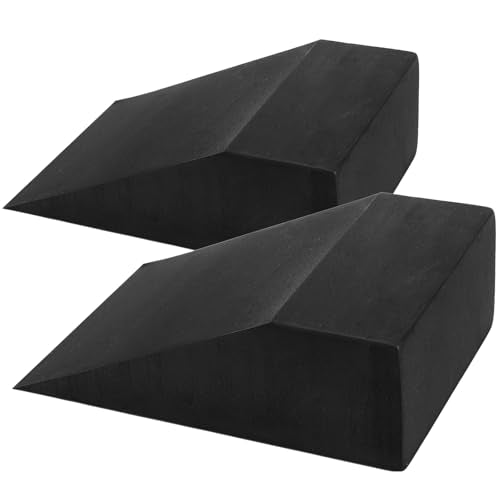 Yesland 2 Pcs Yoga Foam Squat Wedge Blocks, Professional Squat Ramp for Heel Elevated Squat, Lightweight Calf Stretcher Sl...