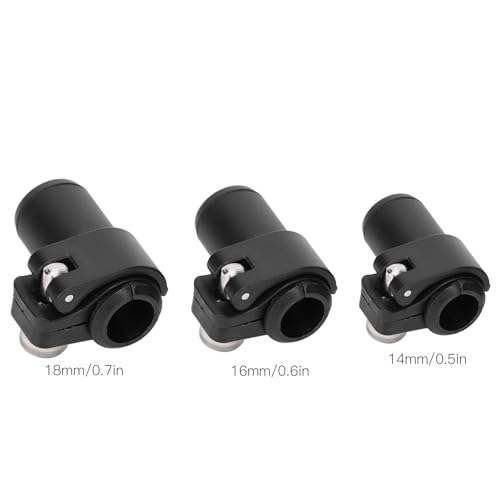 Tbest Hiking Pole Clip,Pole Flip Lock,Hiking Pole Replacement Parts,Trekking Pole Parts,18 16 14mm Climbing Stick Pole Ext...