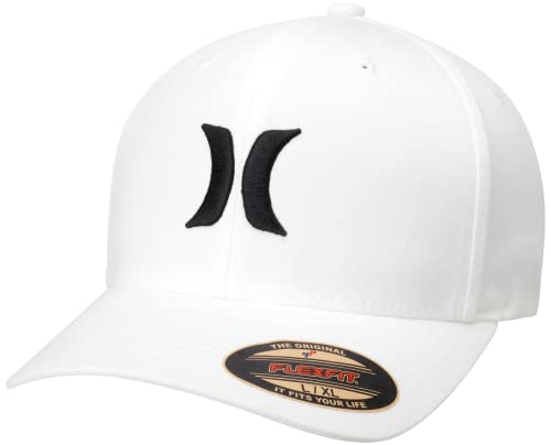 Hurley Mens Baseball Cap - Flexfit Fitted Baseball Caps for Men (Sizes: S-XL)
