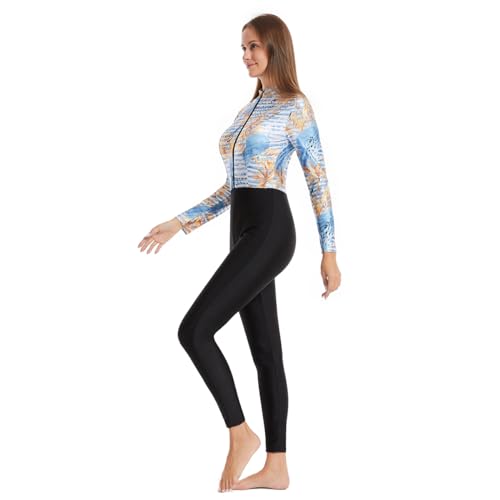 IBAKOM One Piece Modest Burkini for Women Islamic Swimsuits with Wrap Skirt Swim Cap Muslim Bathing Suit Cover Ups