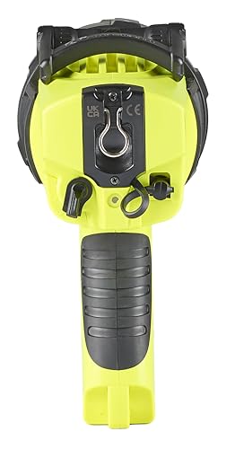 Streamlight 44910 WayPoint 400 1400-Lumen 400,000-Candela Rechargeable Handheld LED Spotlight for Outdoor, Marine, and Emergency Use, Yellow