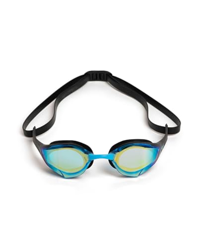 ARENA Unisex Cobra Edge Swipe Anti-Fog Racing Swim Goggles for Men and Women Polycarbonate Mirror/Non-Mirror Lens