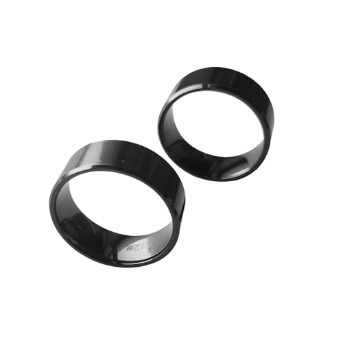 hecere Waterproof Ceramic NFC Ring, NFC Forum Type 2 215 496 Bytes Chip Universal for Mobile Phone, All-Round Sensing Tech...