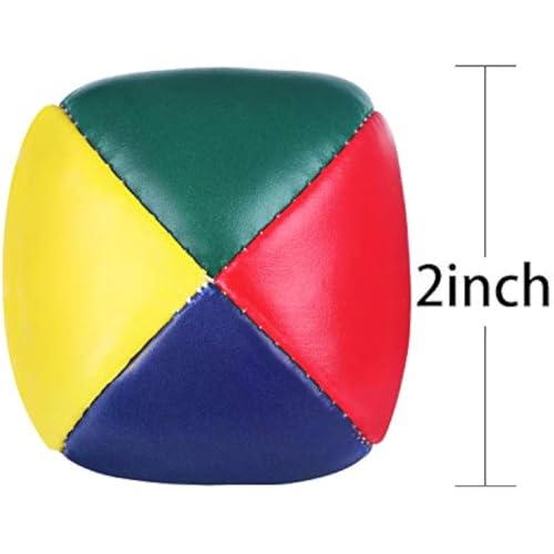 6 Packs Juggling Balls Set for Beginners, Quality Mini Durable Juggle Ball Kit, Soft and Easy for Beginners Juggle