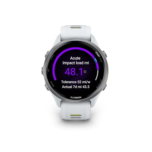 Garmin Forerunner 955, GPS Running Smartwatch, Tailored to Triathletes, Long-Lasting Battery, Whitestone with Wearable4U W...