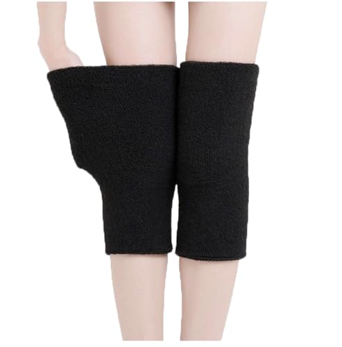 FakeFace Men Women Thicken Thermal Knee Braces Leg Warmers Winter Breathable Knee Pads Leg Sleeves for Ski Cycling Dance