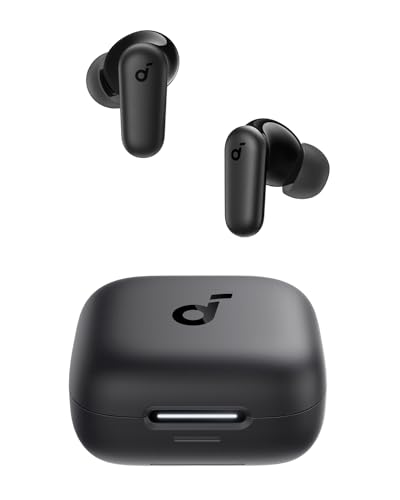 Soundcore P30i by Anker Noise Cancelling Earbuds, Strong and Smart Noise Cancelling, Powerful Bass, 45H Playtime, 2-in-1 C...