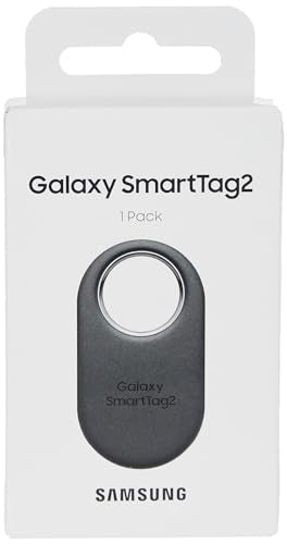Samsung SmartTag2 (2023) Bluetooth + UWB, IP67 Water and Dust Resistant, Findable via App, 1.5 Year Battery Life - Black (...