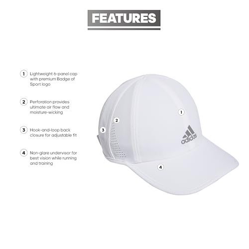 adidas Unisex-Adult Superlite Hat – Lightweight Athletic Running Cap for Workouts