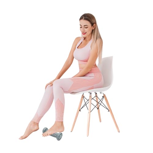 Foot & Calf Stretcher for Plantar Fasciitis, Includes Foot Massage Roller, Achilles Tendinitis, Foot Drop, Yoga Foot & Leg...