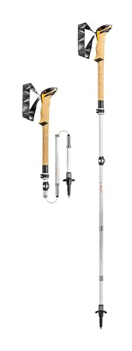 LEKI Cressida FX Carbon AS Collapsible Lightweight Walking Poles for Trekking & Hiking