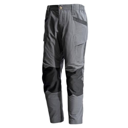 Work Cargo Pants Men Casual Waterproof Ripstop Quick Dry Tactical Pants Trendy Loose Fit Lightweight Athletic Hiking Trousers