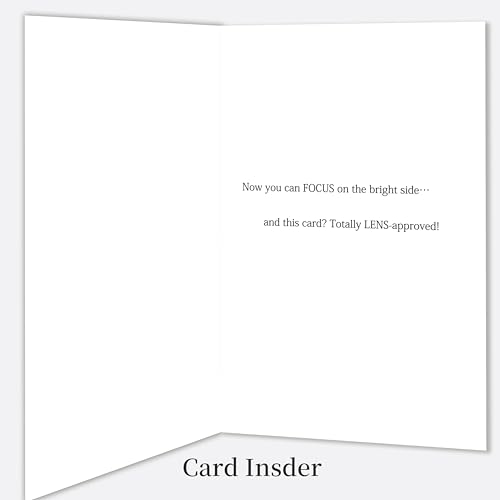 IDU Funny Eye Surgery Recovery Card with Cornea Pun,Eye Cataract Surgery Get Well Cards for Family Friends Him Her,Humor &...