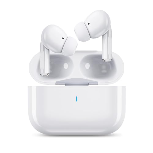 Wireless Earbuds for iPhone, 5.3 Bluetooth Headphones for Apple Earbuds Wireless, ENC Noise Cancelling 40Hrs Playback in E...