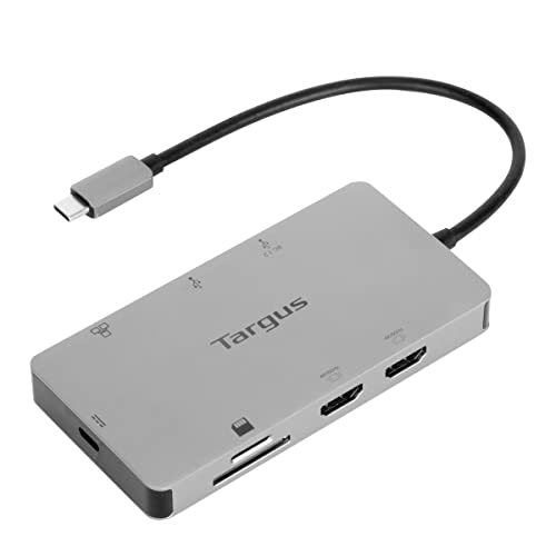 Dual HDMI USBC Travel Dock Slv-New