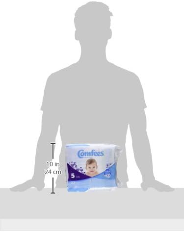 Comfees Premium Baby Diapers with Total Fit System for Boys & Girls, Size 5, 27Count, CMF-5