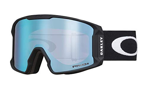 Oakley Line Miner Snow Goggle (Matte Black Frame/Prizm Sapphire Iridium Lens) with Large Goggle Soft Case