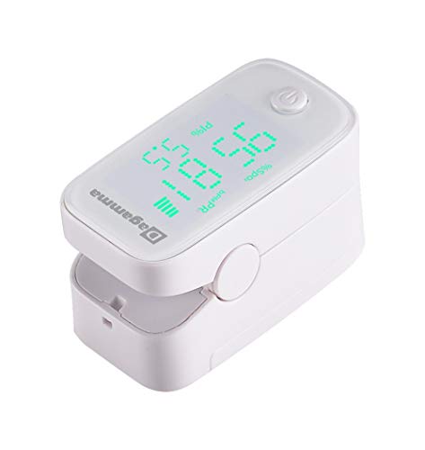 Dagamma DP250 Fingertip Pulse Oximeter, Heart Rate Measurement, Blood Oxygen Saturation Monitor SpO2 with LED Screen, IP22...