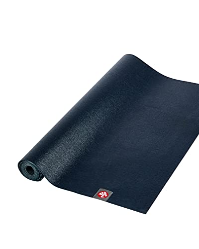 Manduka eKO SuperLite Yoga Mat - 1.5mm Natural Rubber | Foldable & Travel Friendly | Soft Textured Surface | Eco-friendly