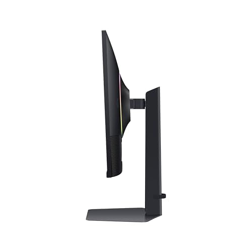 Samsung 32” Odyssey G7 (G70D) 4K UHD IPS 144Hz 1ms(GtG) Smart Gaming Monitor, G-Sync Compatible, AMD Freesync Premium, Vivid Colors, Adjustable Stand, Black Equalizer, LS32DG702ENXZA