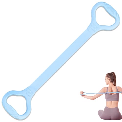 LEZER Figure 8 Resistance Band, Fitness Elastic Rope, Execrise Workout for Arm, Back, Chest and Shoulder, Yoga, Pilates, S...