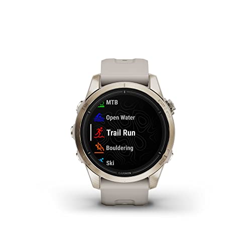 Garmin epix Pro (Gen 2) Sapphire Edition, 42mm, High Performance Smartwatch, Advanced Training Technology, Built-in Flashl...